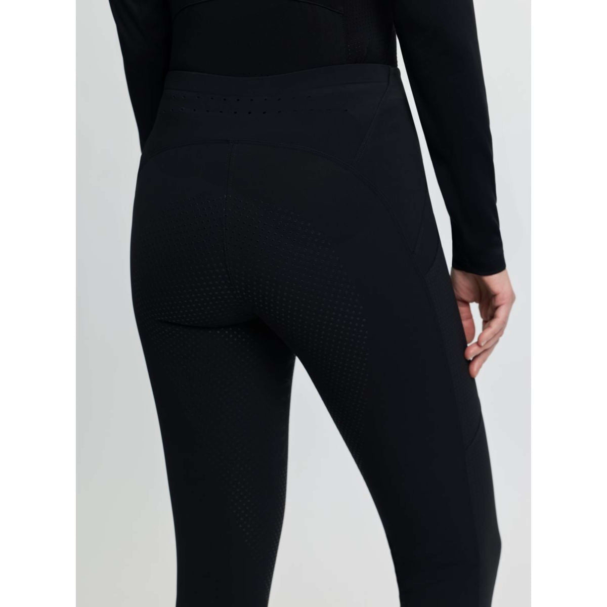 LeMieux Legging d'Équitation Airflow Full Grip Noir