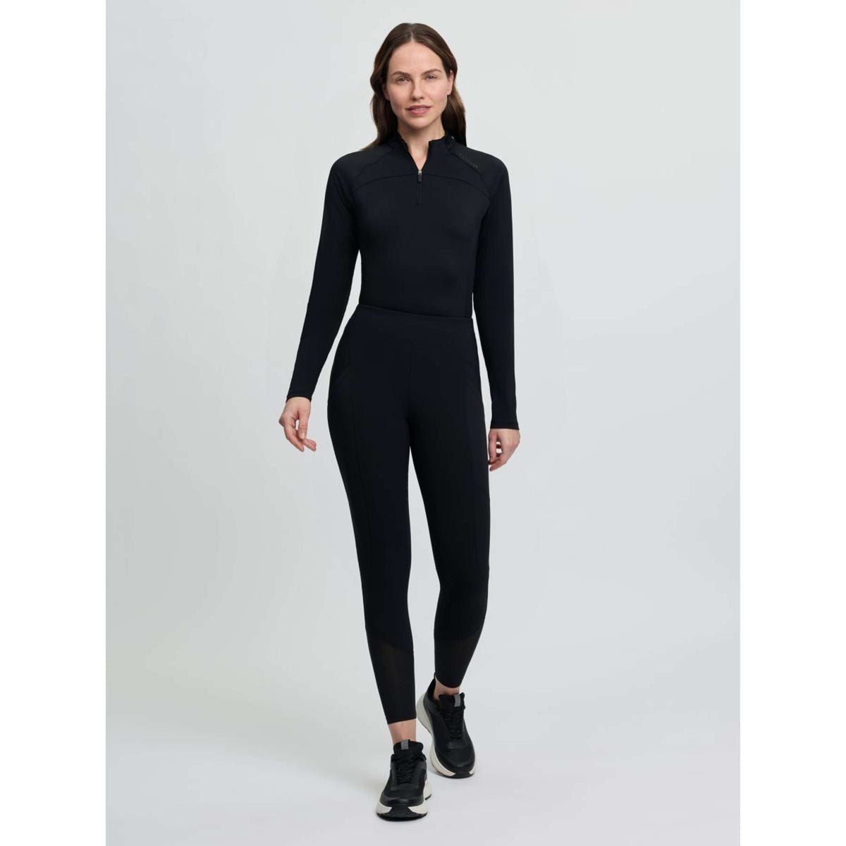 LeMieux Legging d'Équitation Airflow Full Grip Noir