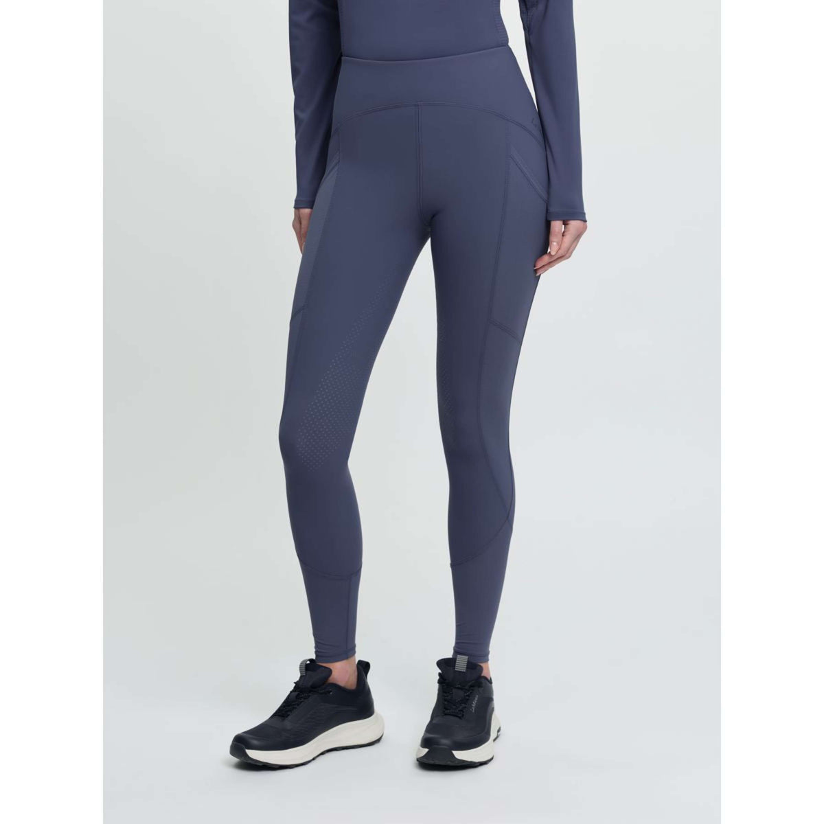 LeMieux Legging d'Équitation Airflow Full Grip Shadow
