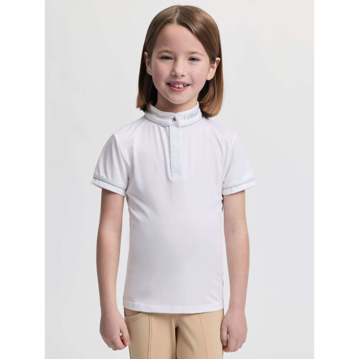 LeMieux T-shirt de Concours Mini Bella Blanc