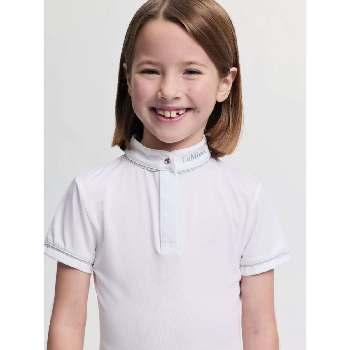 LeMieux T-shirt de Concours Mini Bella Blanc