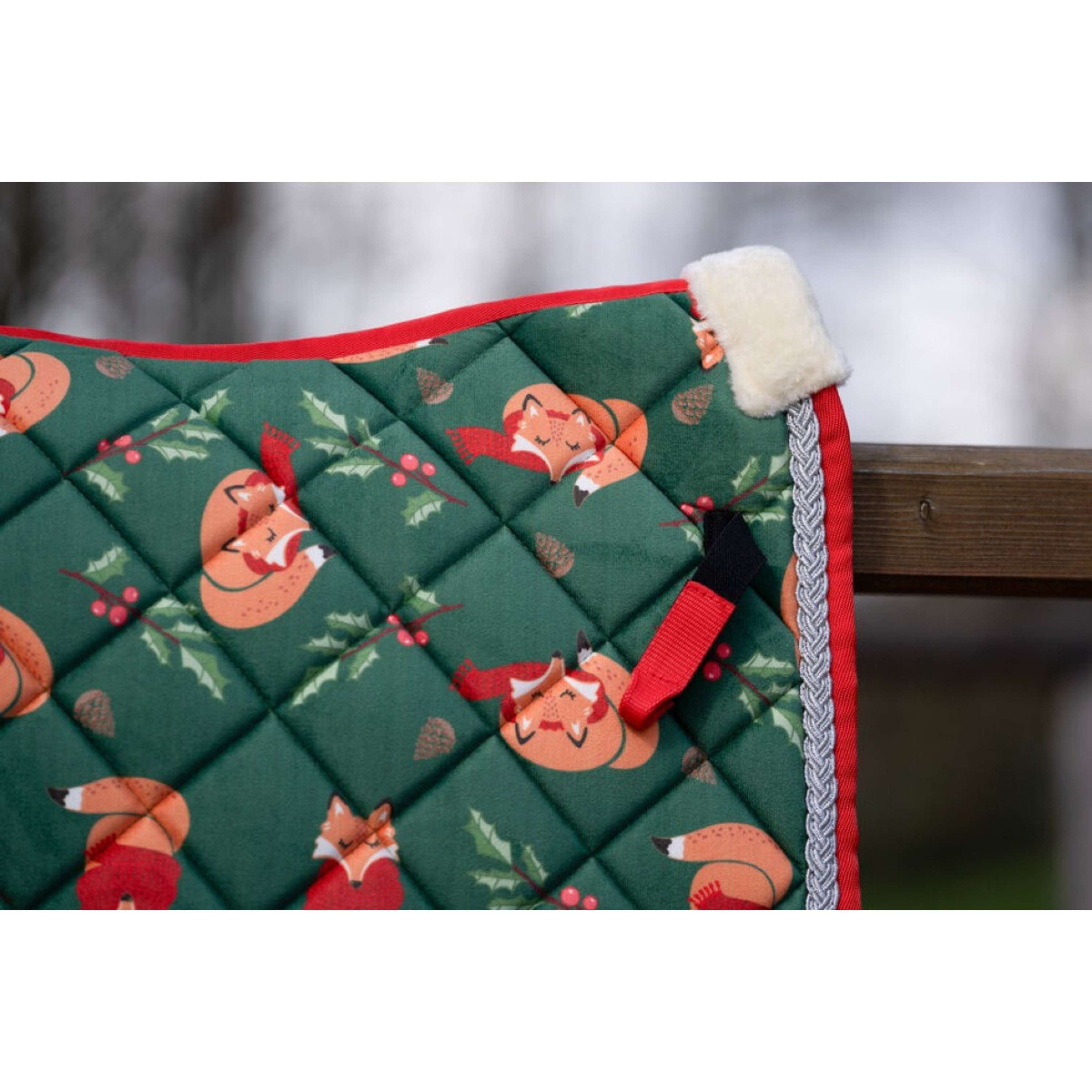 HKM Tapis de Selle X-Mas Polyvalence Vert Foncé