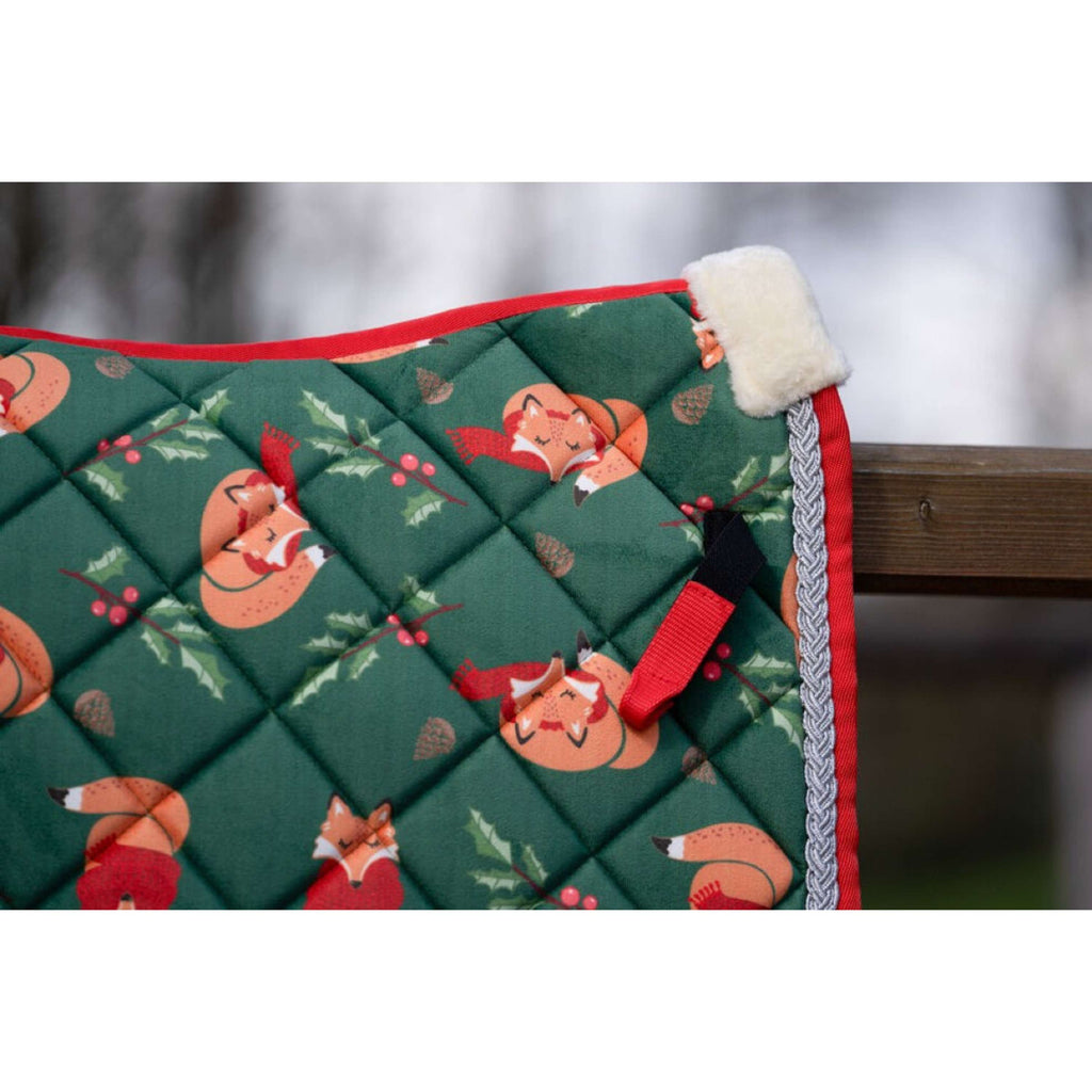 HKM Tapis de Selle X-Mas Polyvalence Vert Foncé