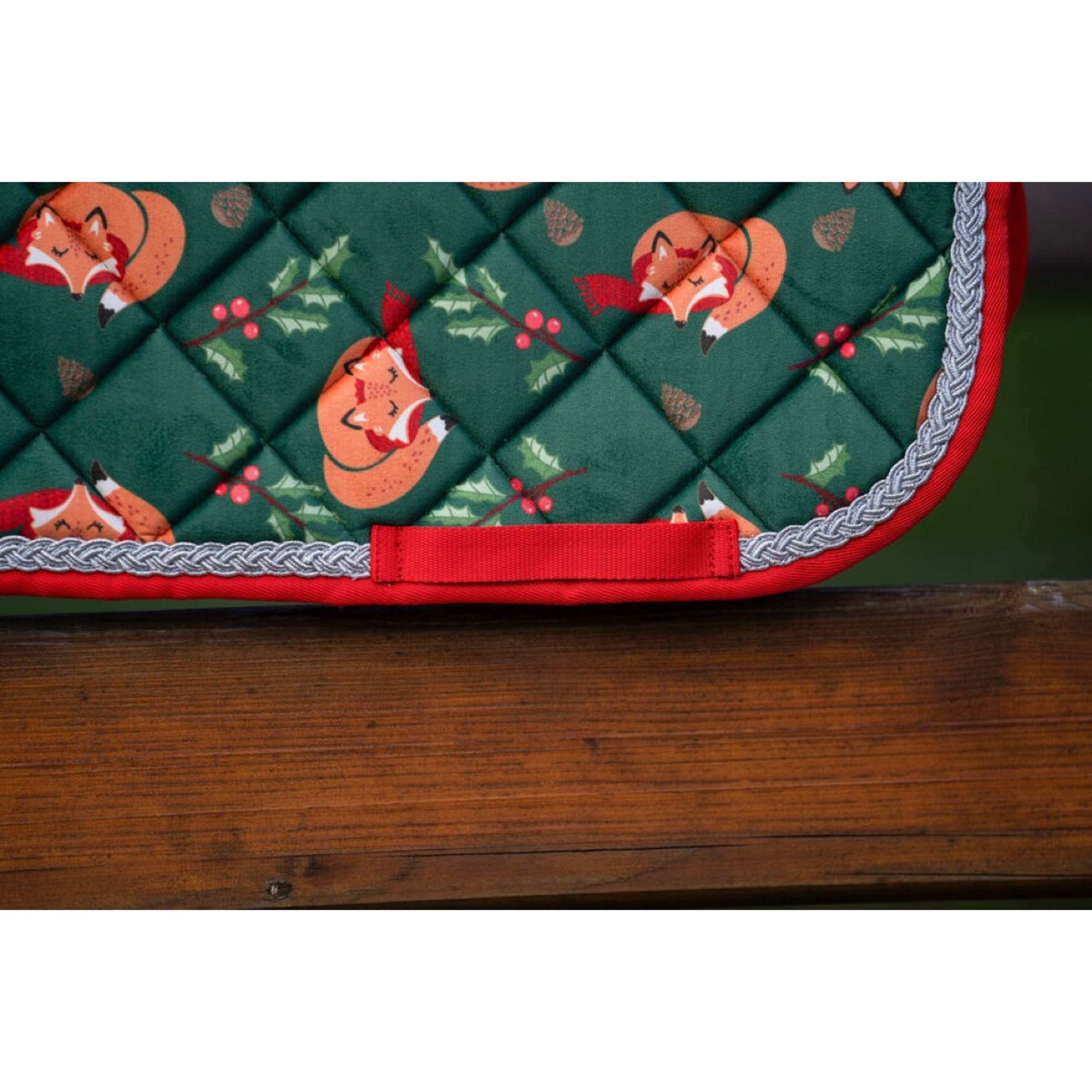 HKM Tapis de Selle X-Mas Polyvalence Vert Foncé