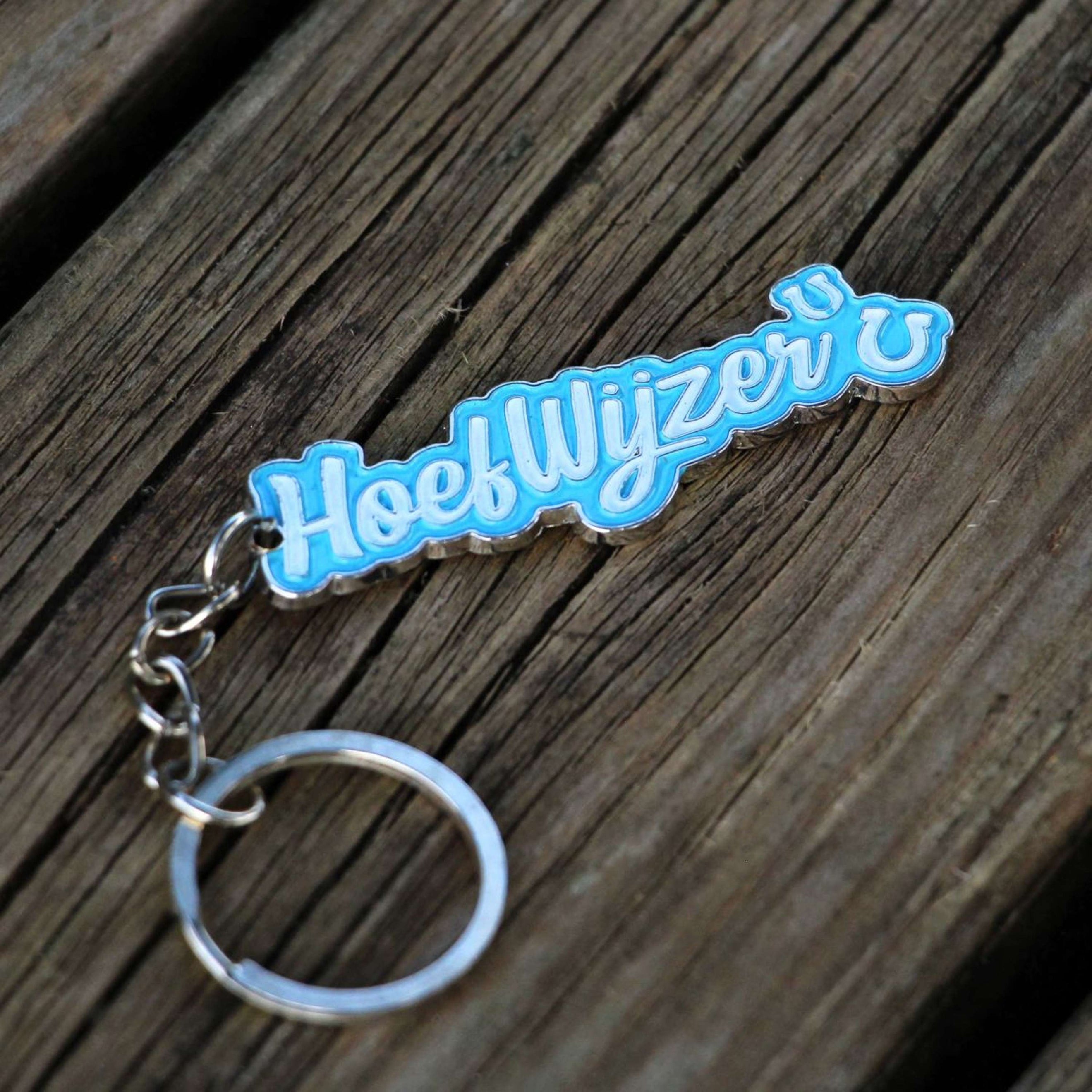 Hoefwijzer Porte-Clés Metal Misty Blue