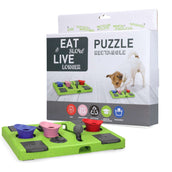 Eat Slow Live Longer Jeu de Réflexion Puzzle Rectangle