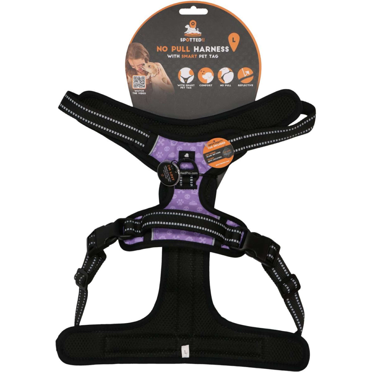 Spotted Pro! Harnais pour Chien Violet