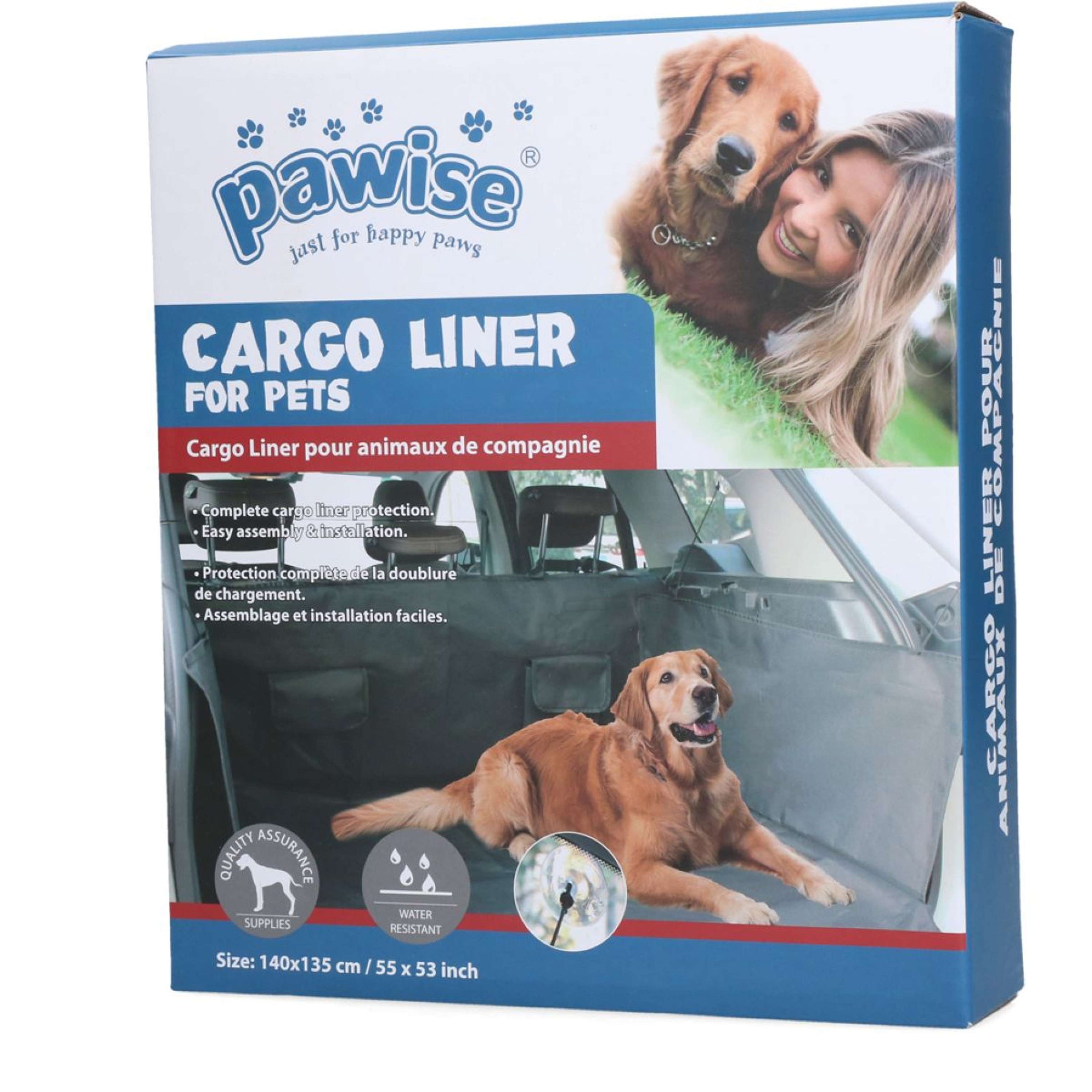Pawise Couverture de Voiture pour Chien pour Coffre de Voiture
