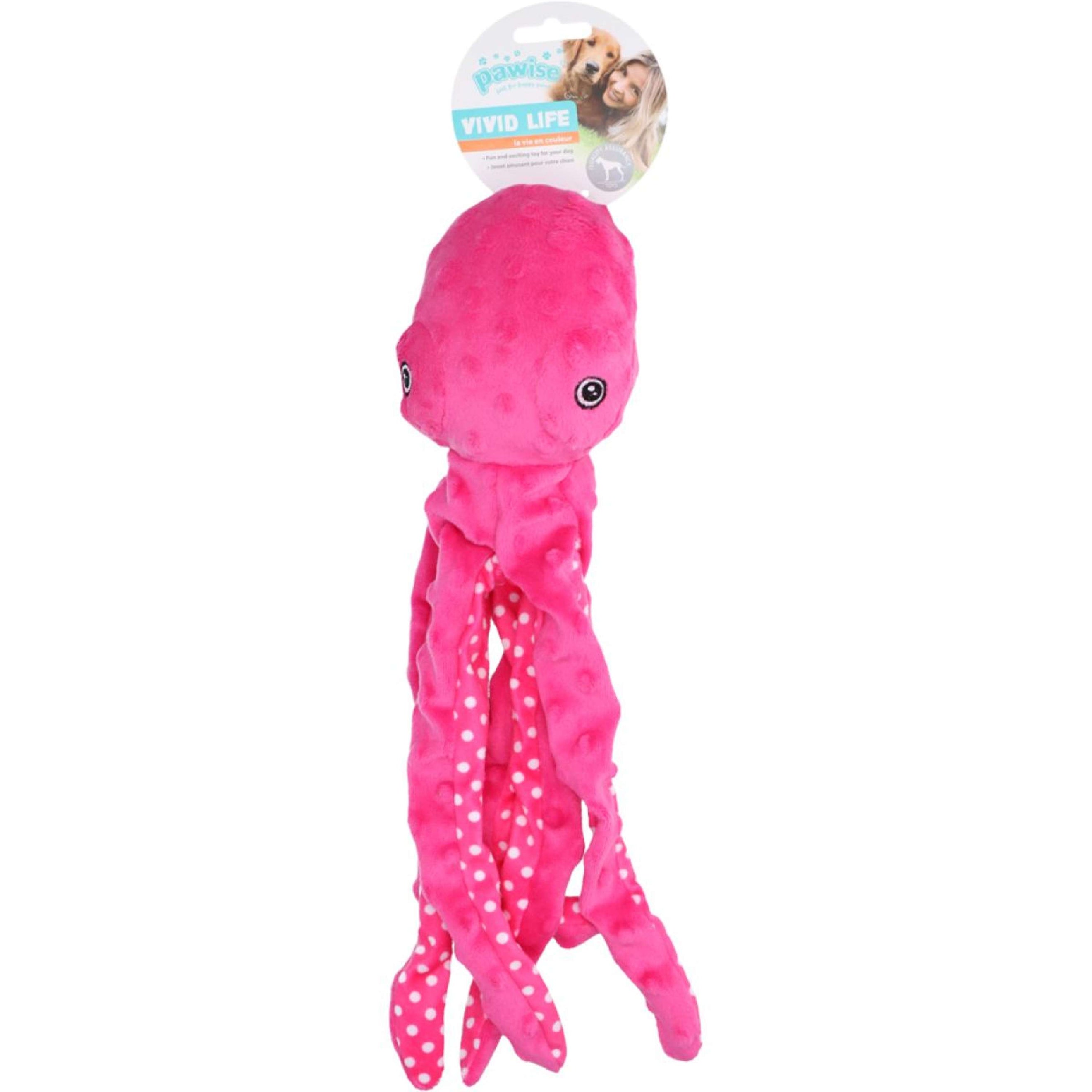 Pawise Jeu pour Chien Plush Octopus Multicolor Pawise Jeu pour Chien Plush Octopus Multicolor