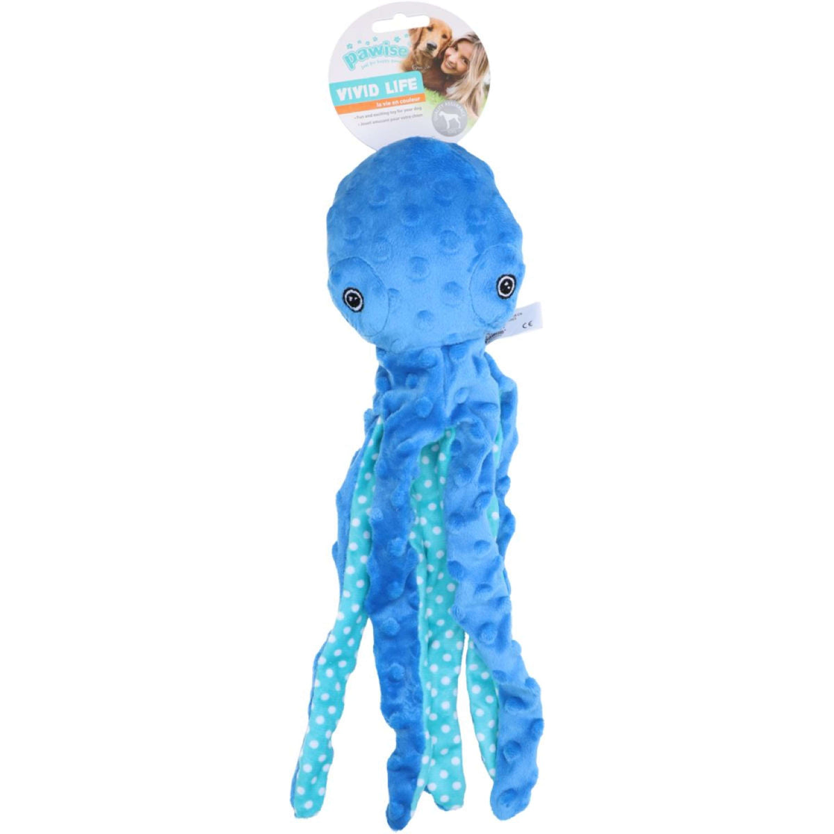 Pawise Jeu pour Chien Plush Octopus Multicolor