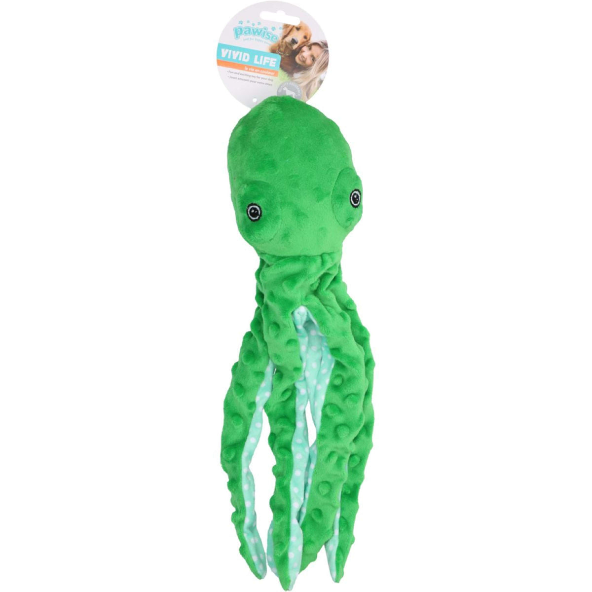 Pawise Jeu pour Chien Plush Octopus Multicolor