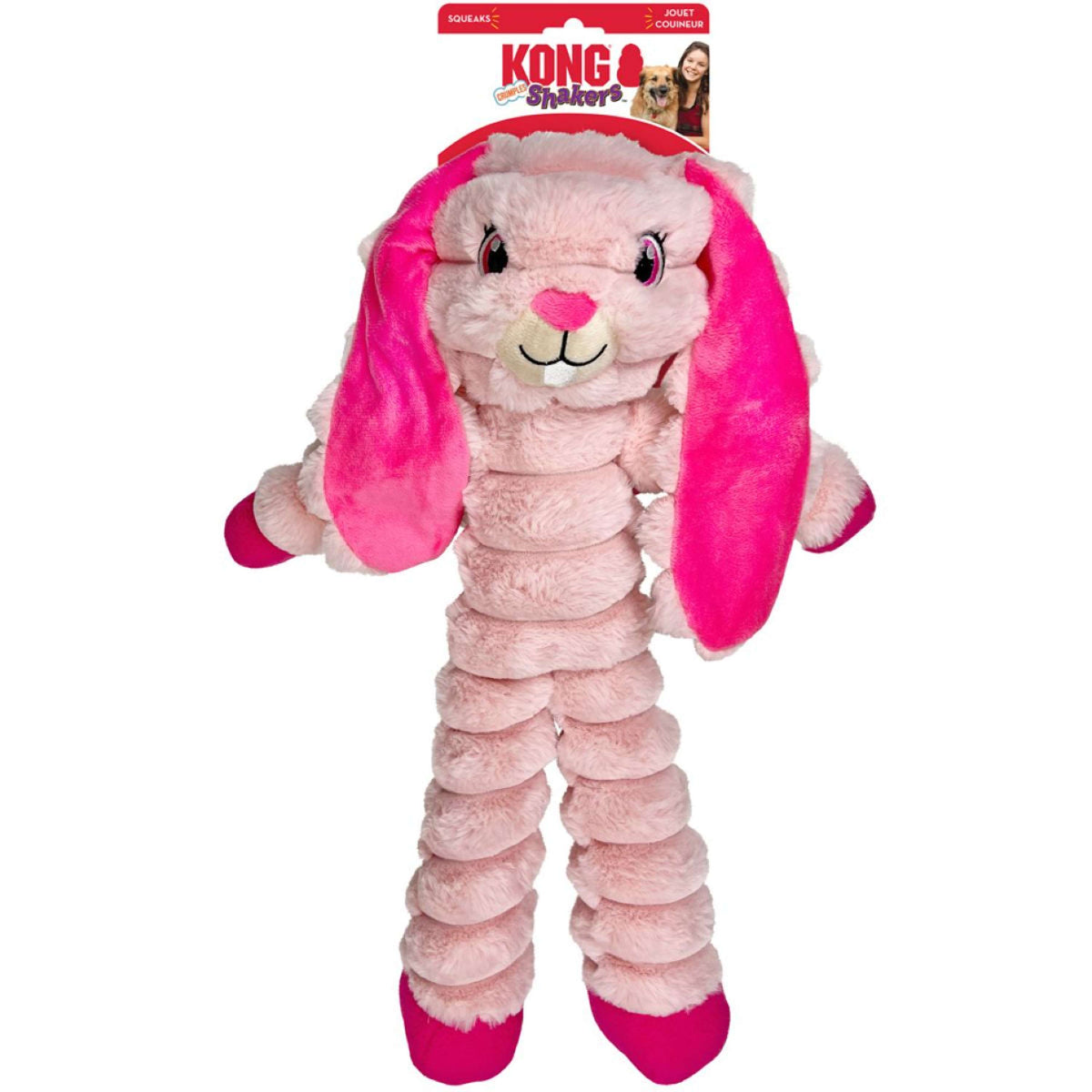 KONG Jeu pour Chien Shakers Crumples XL Bunny