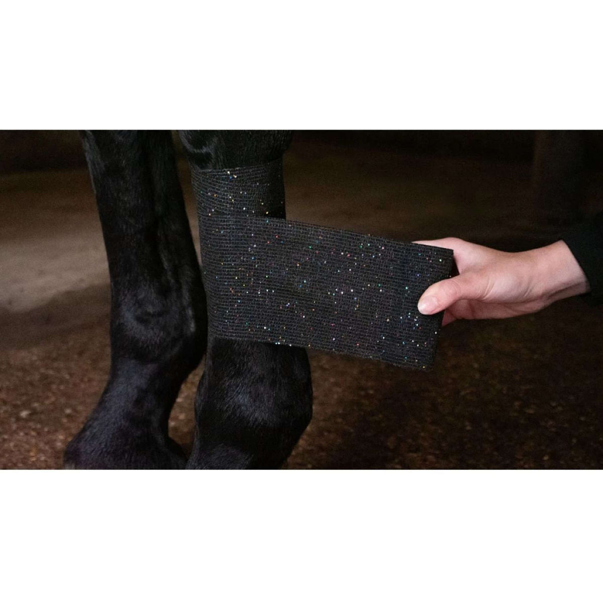 Excellent Bandage Animal Profi Glitter Noir