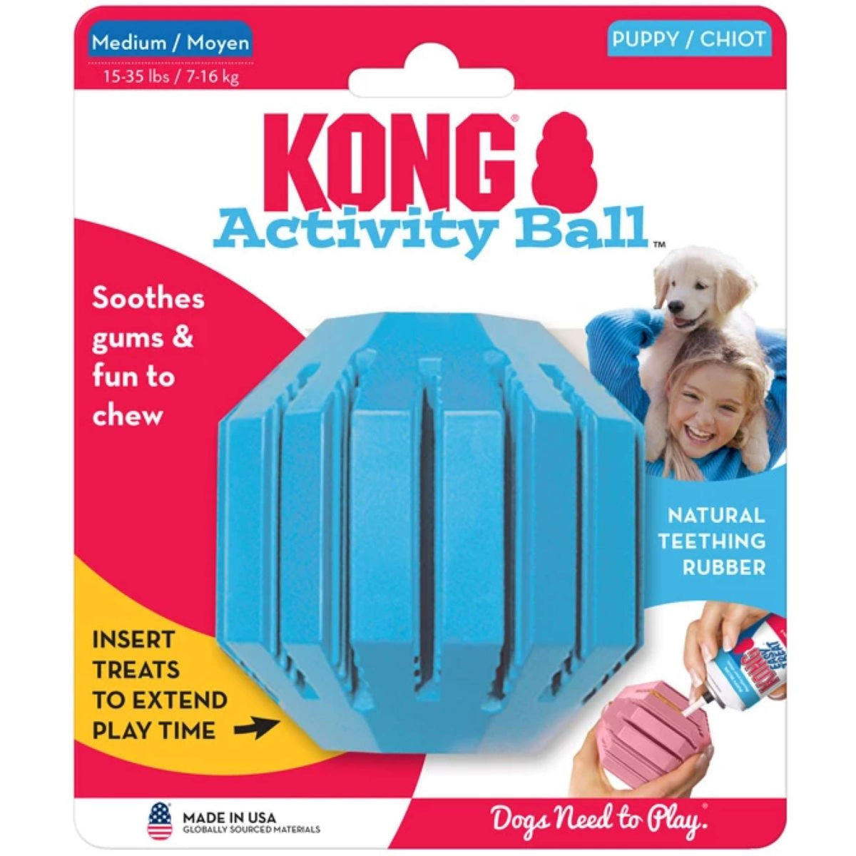 KONG Balle Puppy Activity