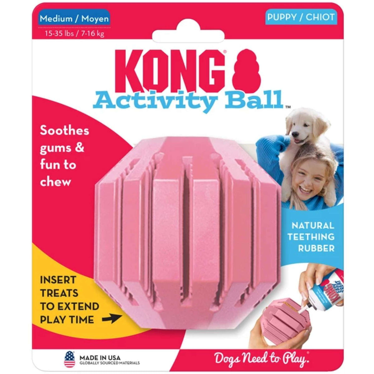 KONG Balle Puppy Activity