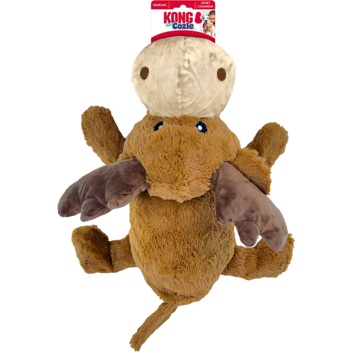 KONG Peluche pour Chien Cozie Jumbo Marvin Marron