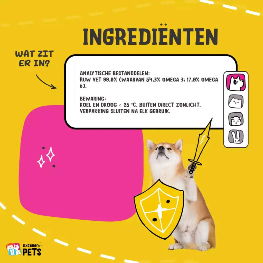 Agradi Huile de Graine de Lin pour Chien