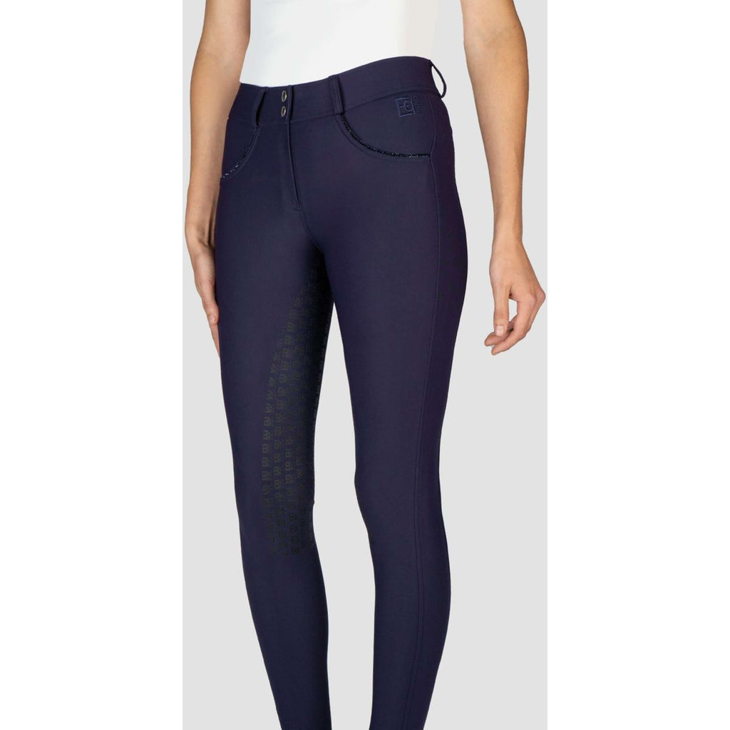 HORKA Pantalon d'Équitation Elina Bleu