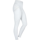 HORKA Legging d'Équitation Momentum Blanc/Or rose