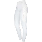 HORKA Legging d'Équitation Momentum Blanc/Or rose