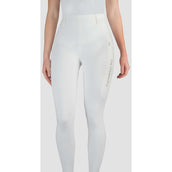 HORKA Legging d'Équitation Momentum Blanc/Or rose