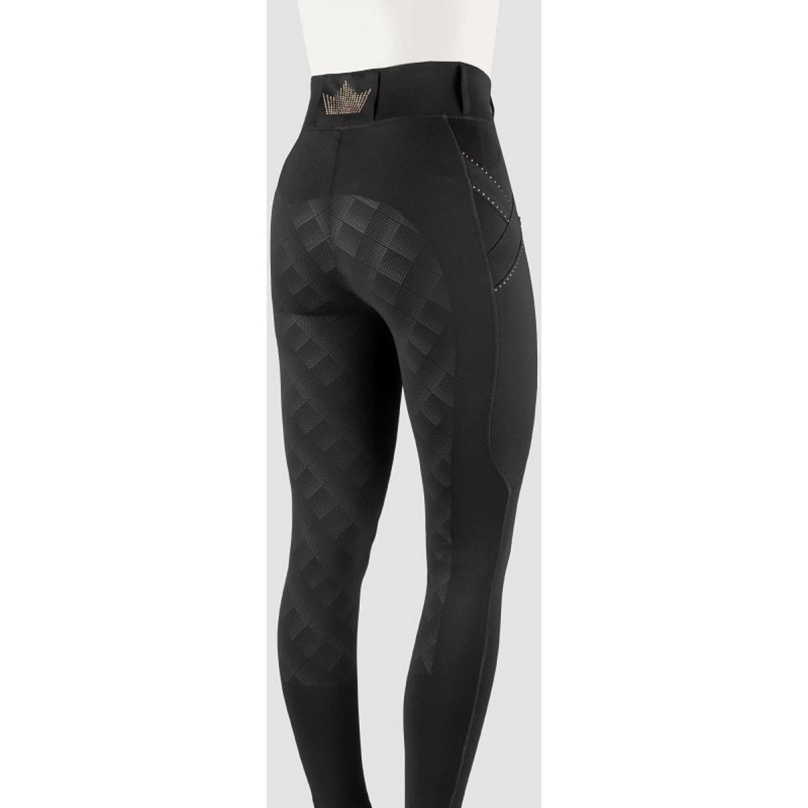 HORKA Legging d'Équitation Momentum Noir/Or rose HORKA Legging d'Équitation Momentum Noir/Or rose