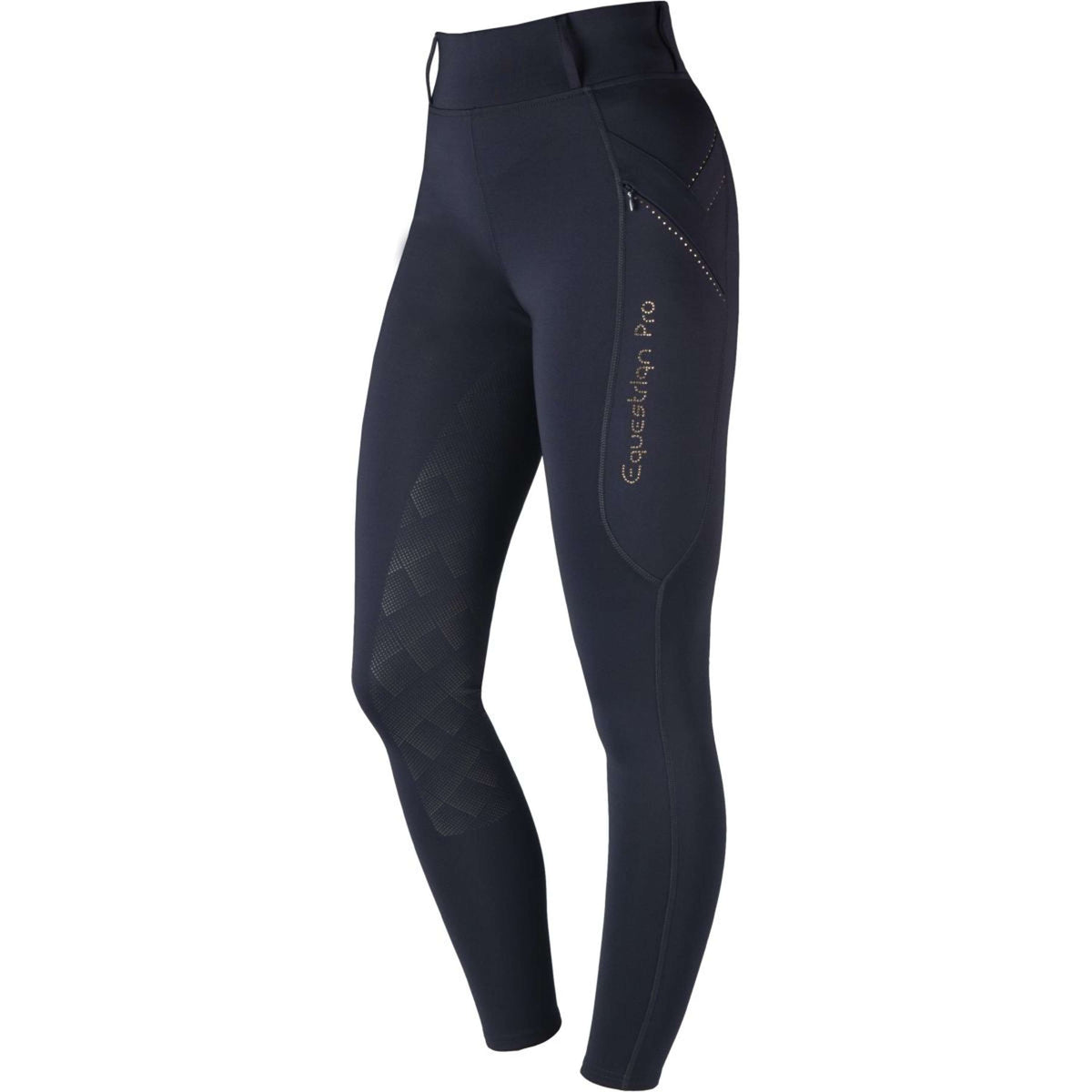 HORKA Legging d'Équitation Momentum Bleu/Rose