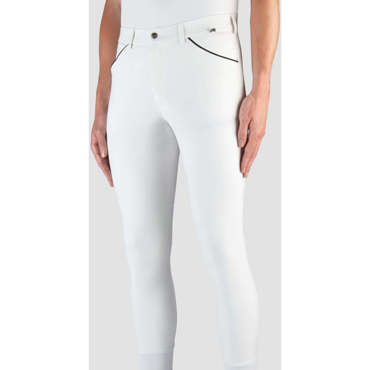 HORKA Pantalon d'Équitation Byron Hommes Blanc