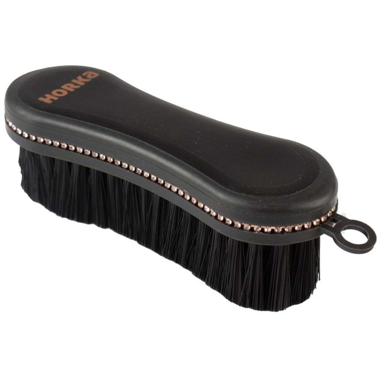 HORKA Brosse Tête Diamant noir/Rose