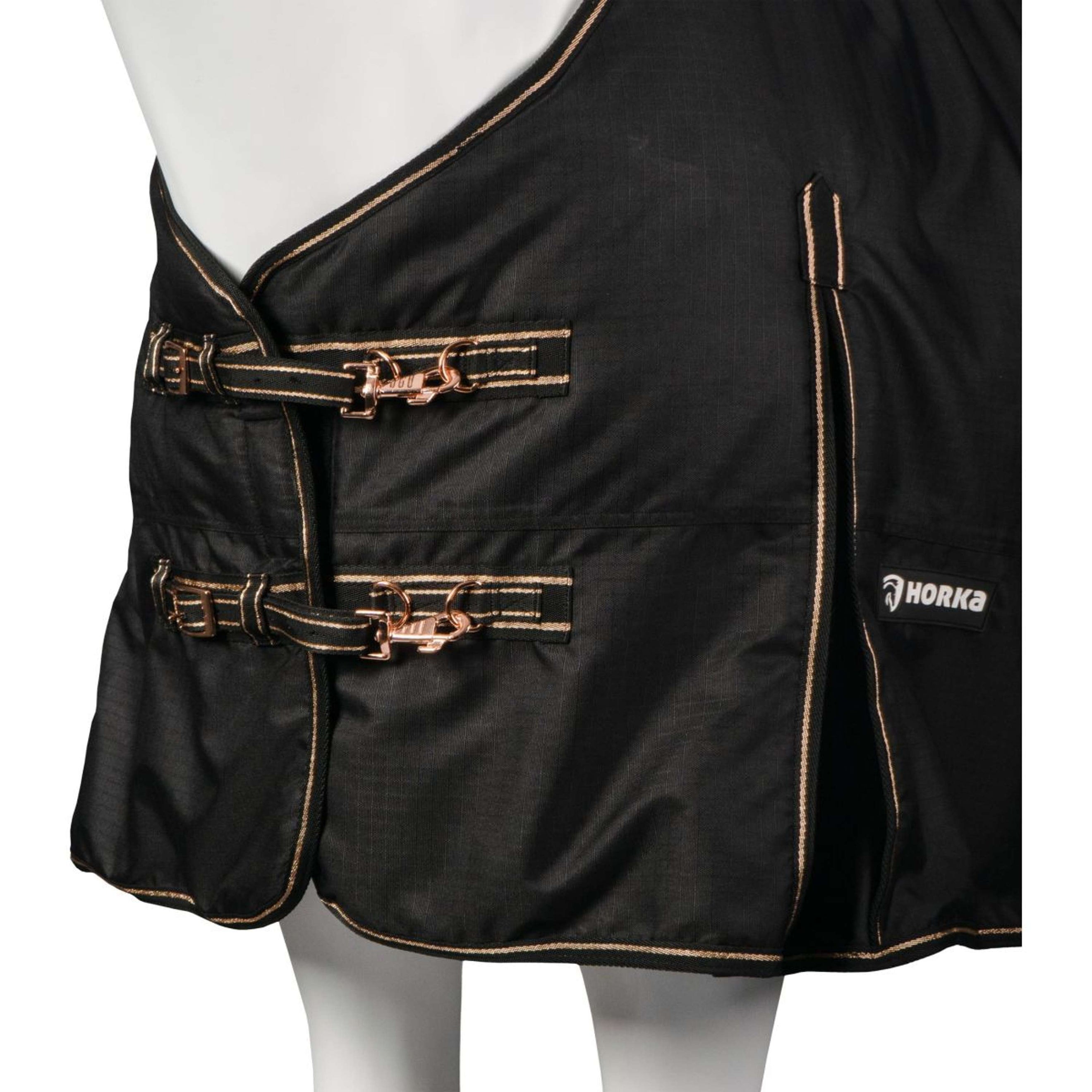 HORKA Couverture d'Extérieur Dime 600D 200g noir/Rose HORKA Couverture d'Extérieur Dime 600D 200g noir/Rose