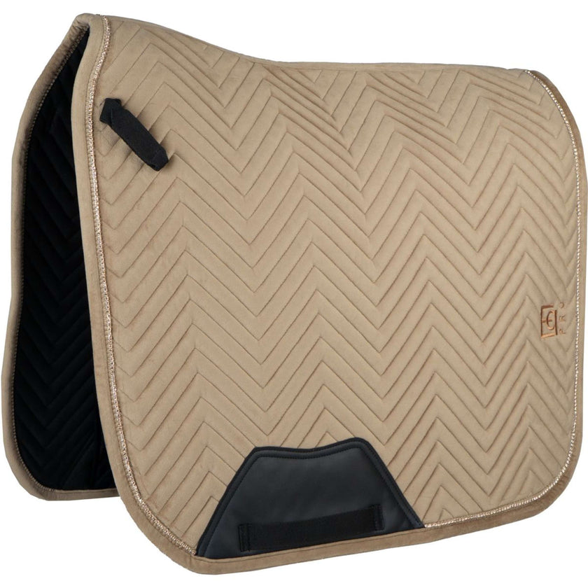 HORKA Tapis de Selle Velvet Dressage Mocca HORKA Tapis de Selle Velvet Dressage Mocca