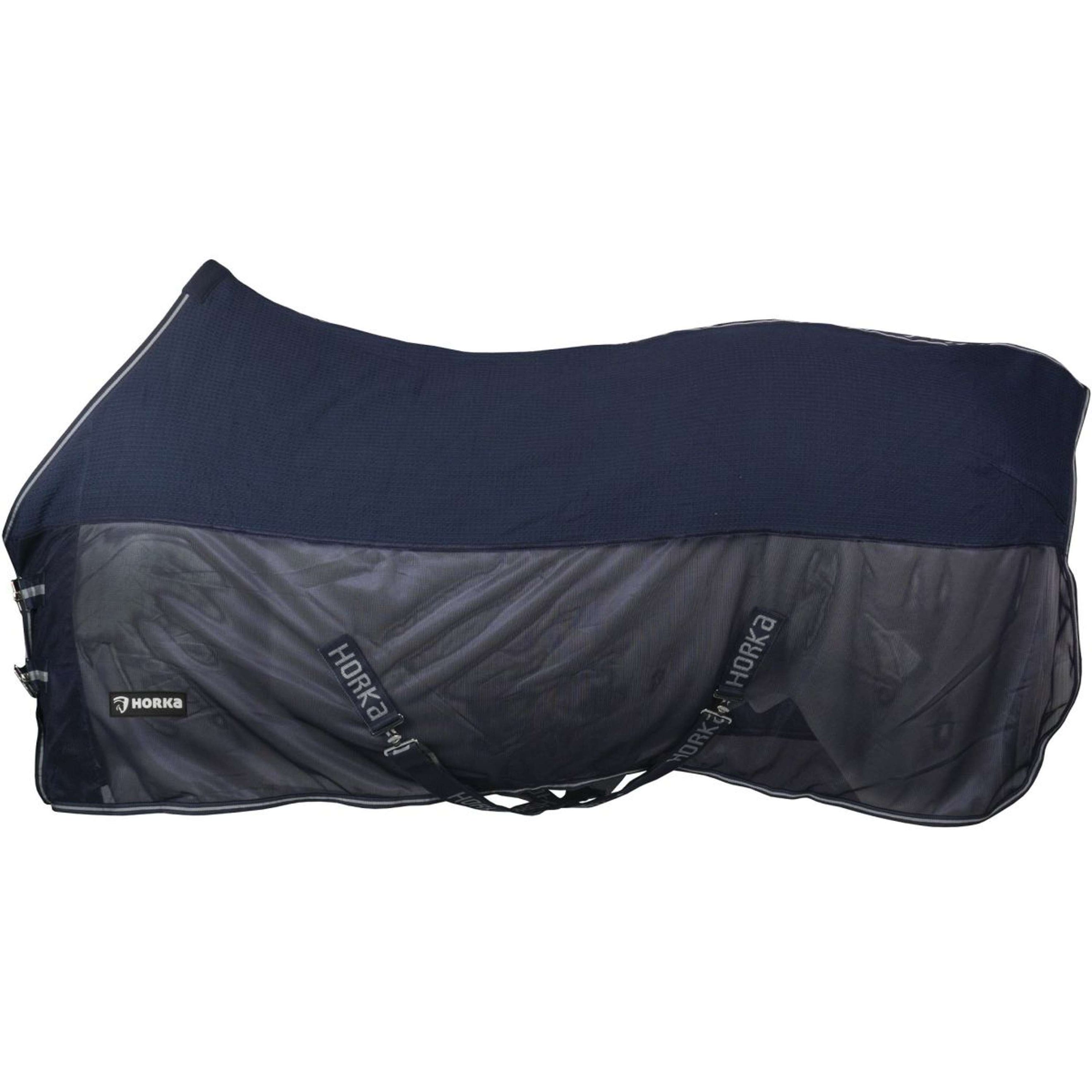 HORKA Couvertures Anti-Transpiration Combi Mesh Coton Gaufré Bleu HORKA Couvertures Anti-Transpiration Combi Mesh Coton Gaufré Bleu