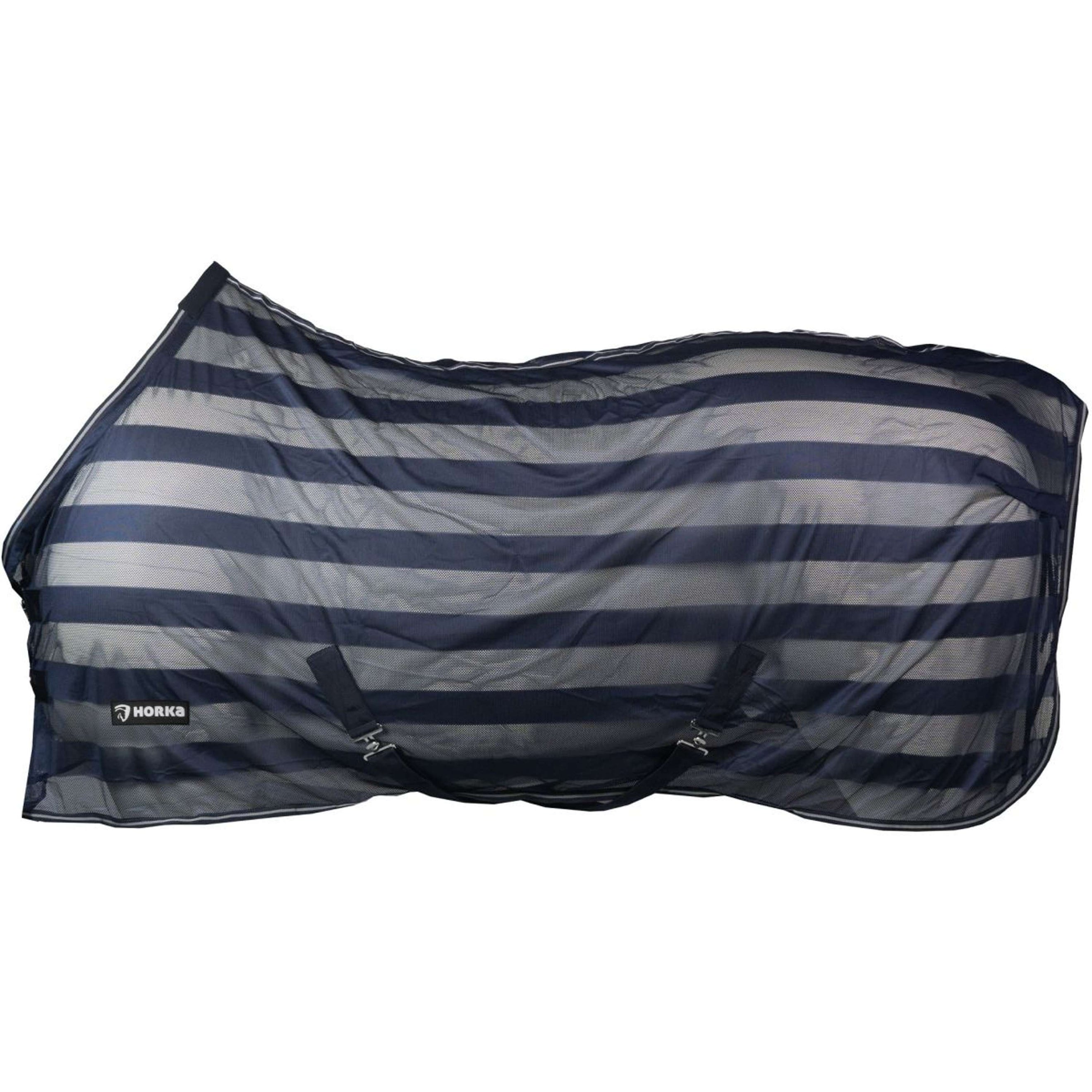 HORKA Couverture Anti-Mouches avec des Rayures Bleu HORKA Couverture Anti-Mouches avec des Rayures Bleu