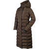 EQPRO Manteau Matelassé Long Eloise Chocolat
