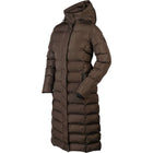 EQPRO Manteau Matelassé Long Eloise Chocolat