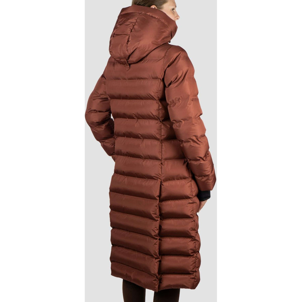 EQPRO Manteau Matelassé Long Eloise Burnt Umber