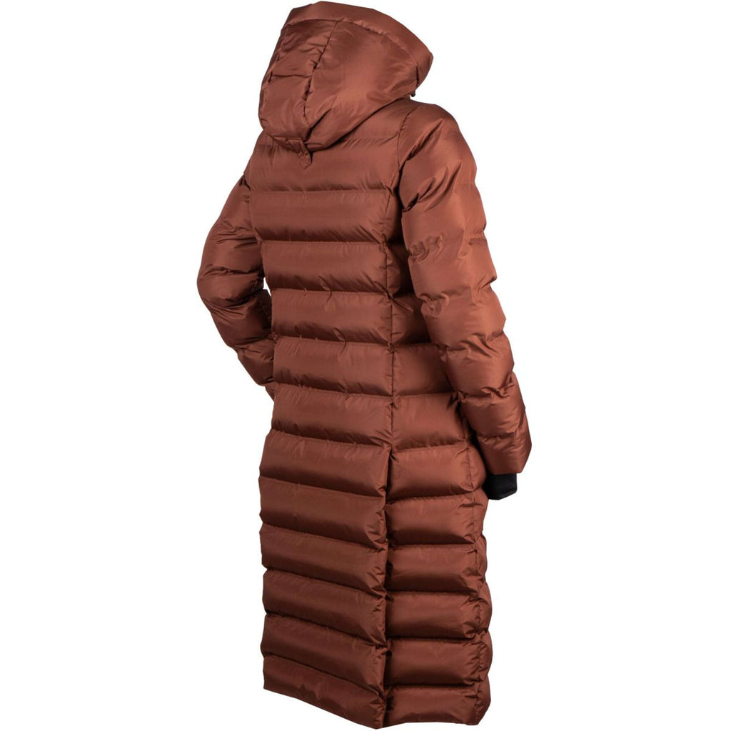 EQPRO Manteau Matelassé Long Eloise Burnt Umber