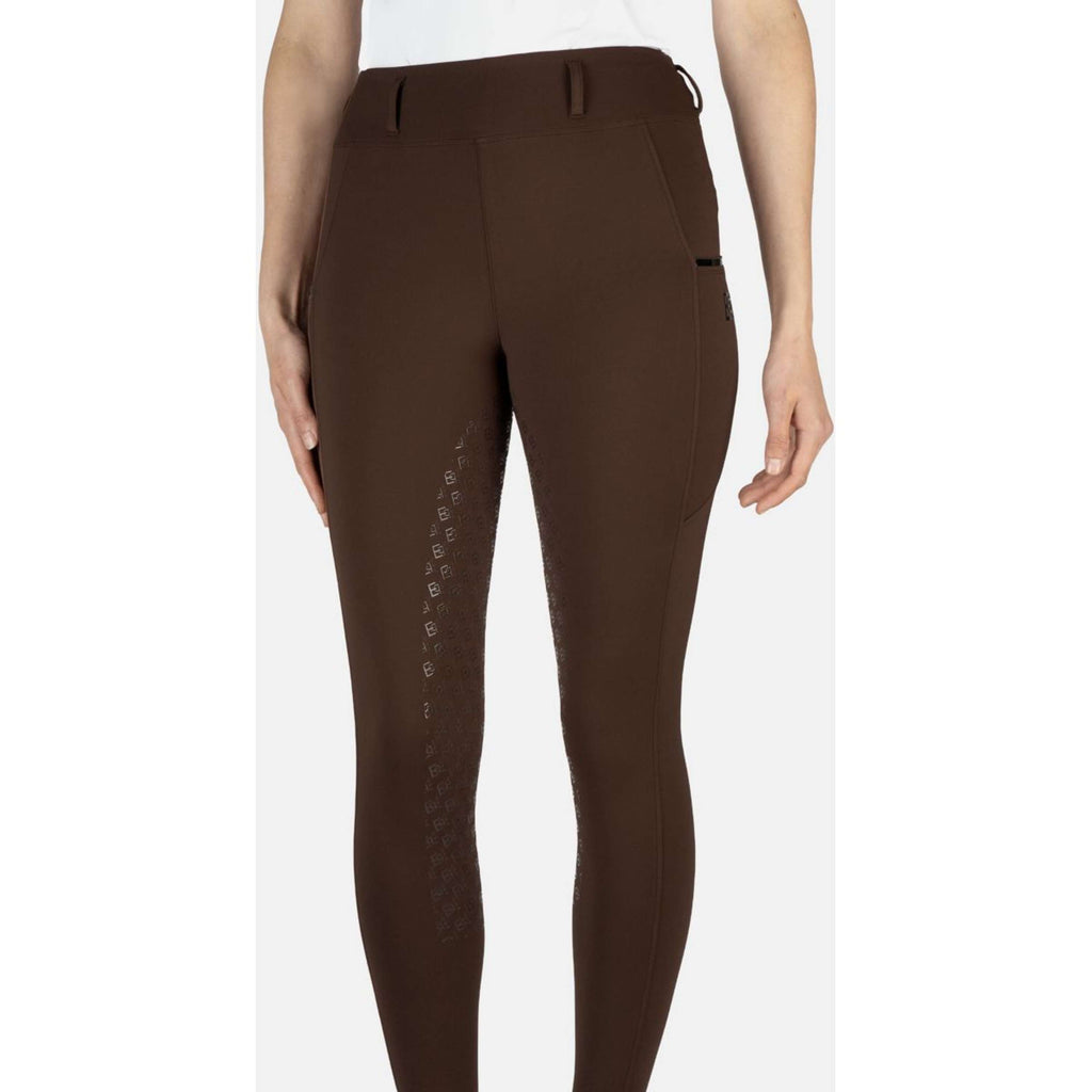 EQPRO Legging d'Équitation Mindy Full Grip Chocolat