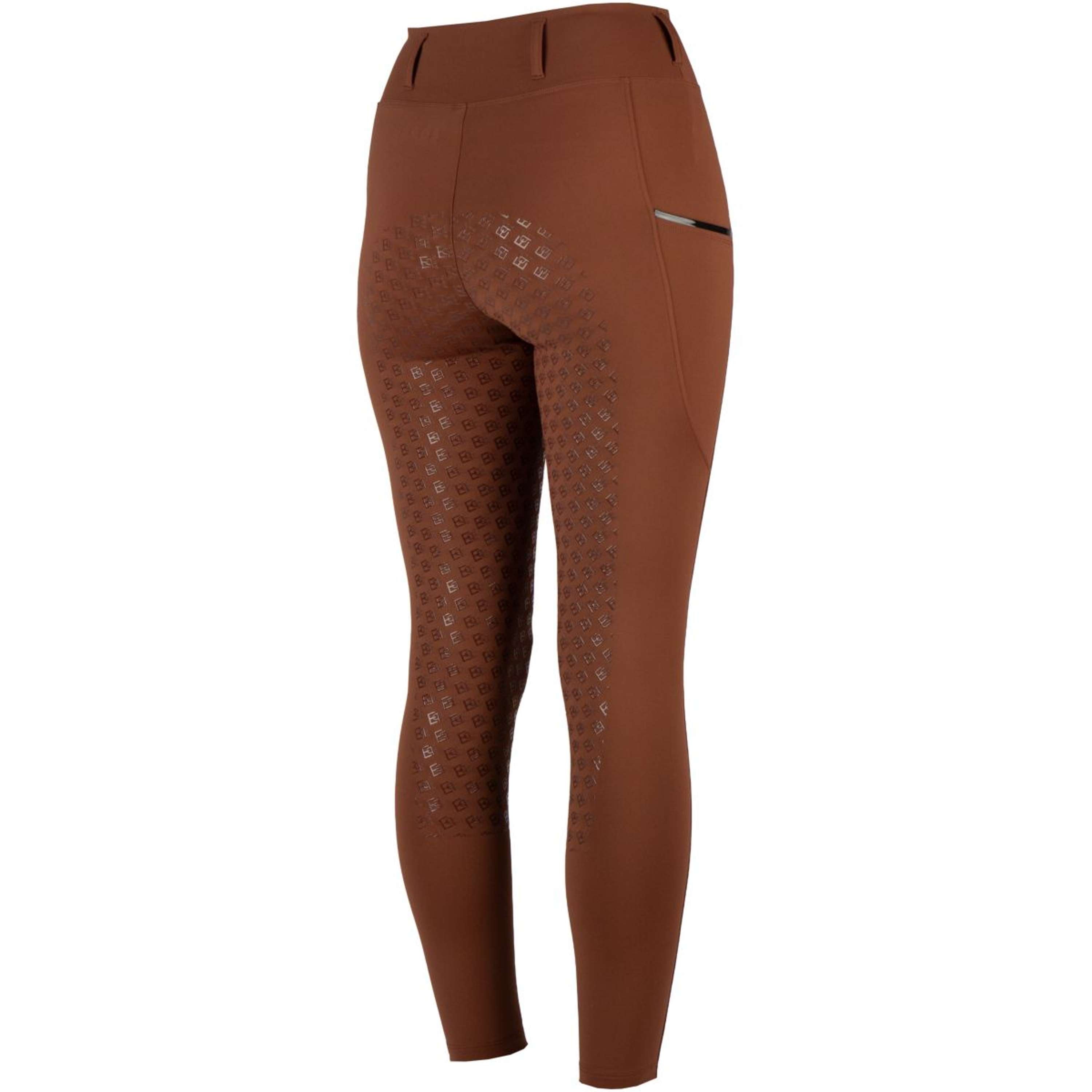 EQPRO Legging d'Équitation Mindy Full Grip Burnt Umber