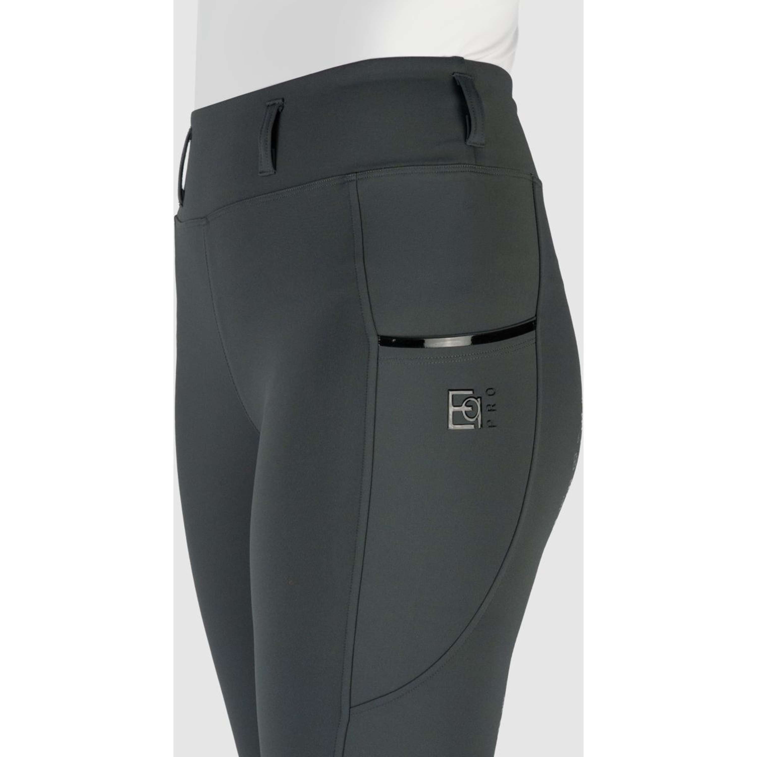 EQPRO Legging d'Équitation Mindy Full Grip Shadow Steel