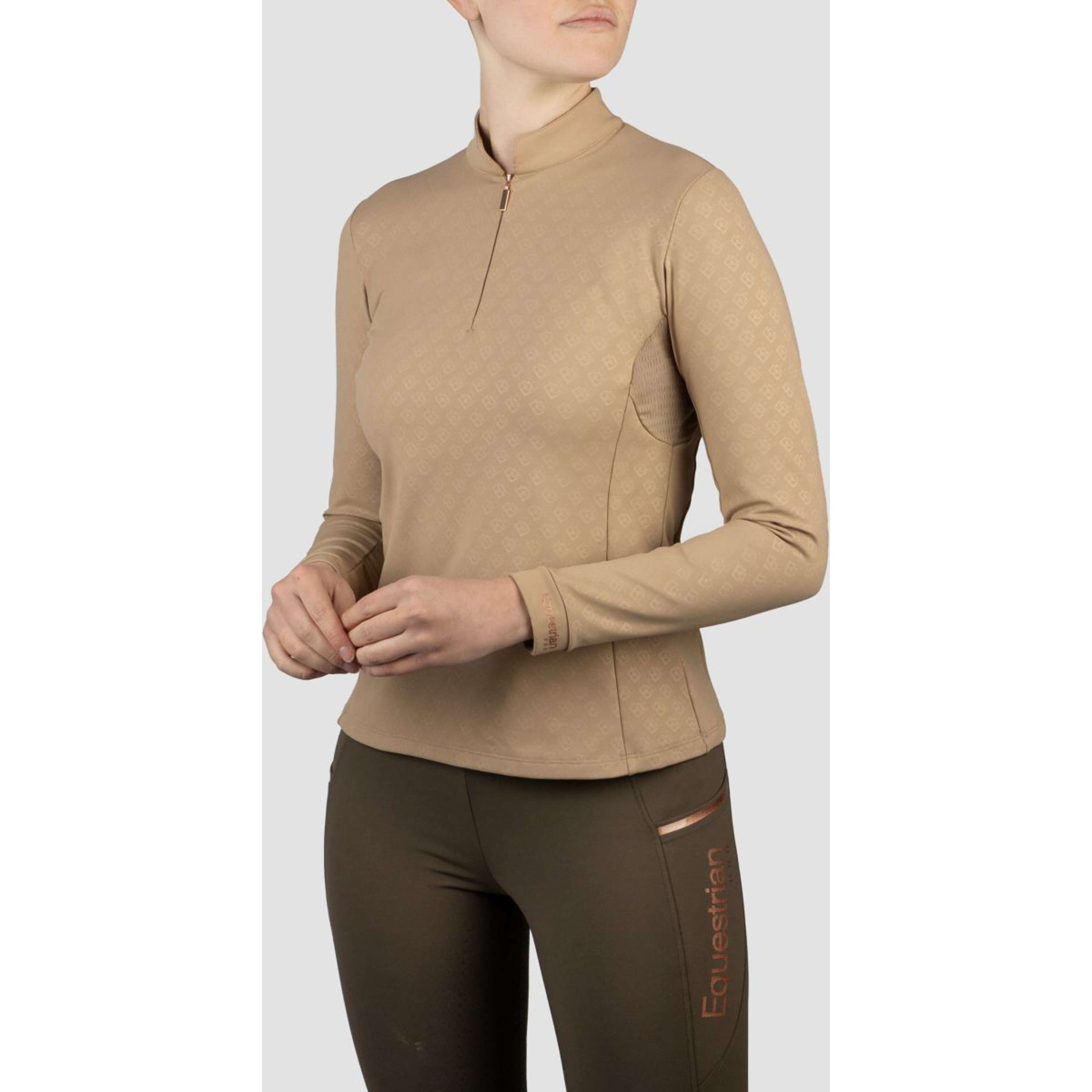 HORKA Chemise Emily Longues Manches Mocca