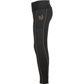 HORKA Legging d'Équitation Yuki noir/Rose