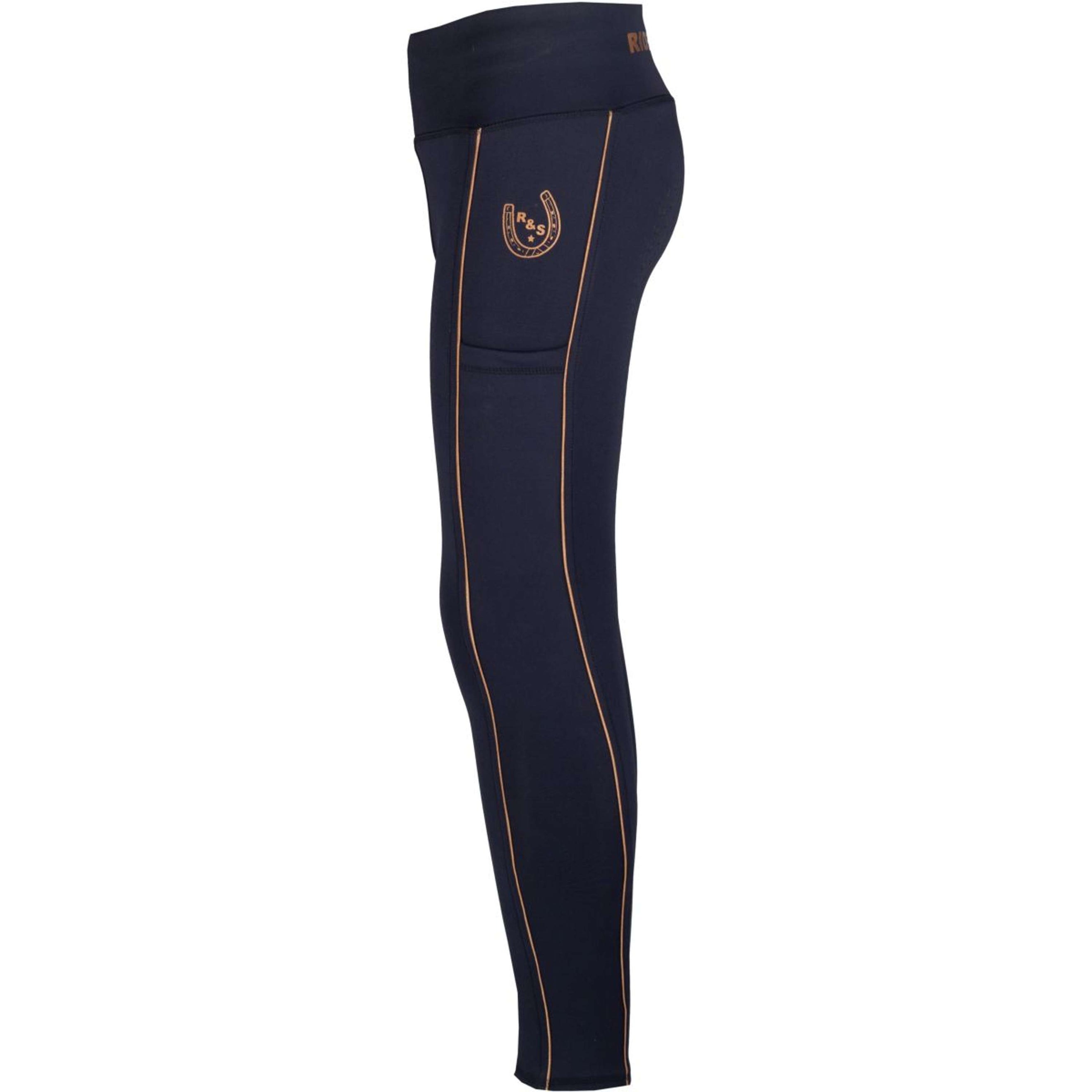 HORKA Legging d'Équitation Yuki Bleu/Rose