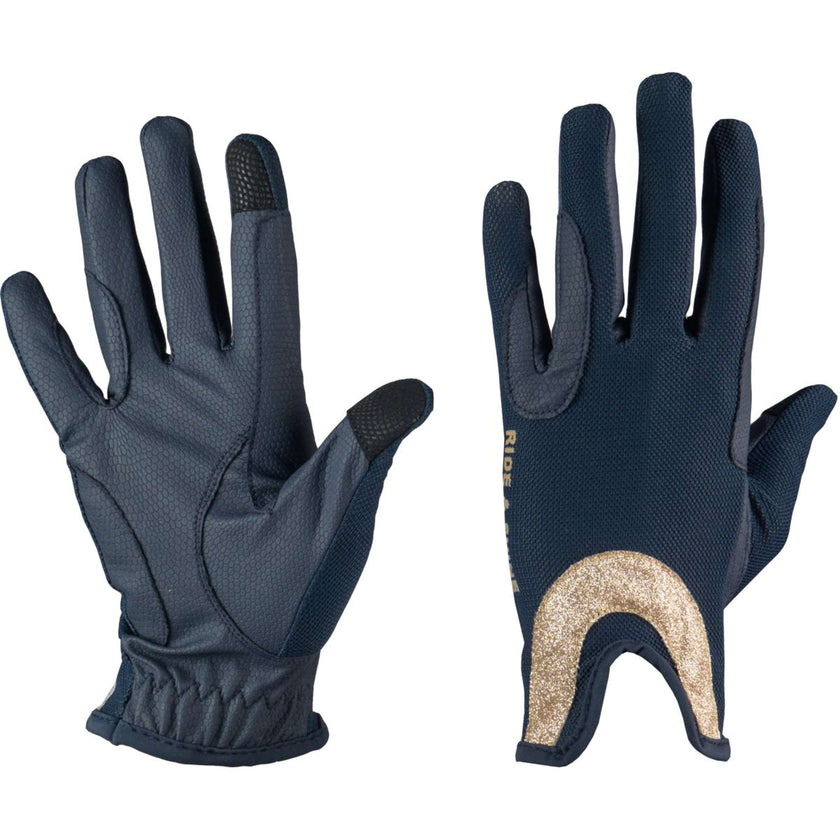 Red Horse Gants d'Équitation Glamour Gloves Bleu/Rose