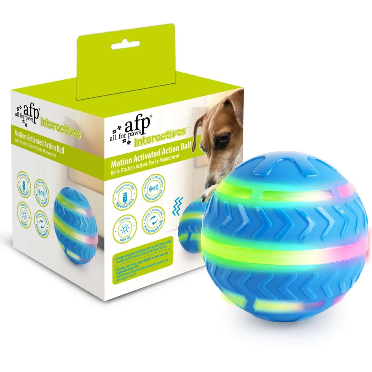 All for Paws Balle motion Activated Interactif