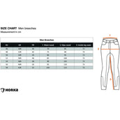 HORKA Pantalon d'Équitation Modesto Hommes Blanc