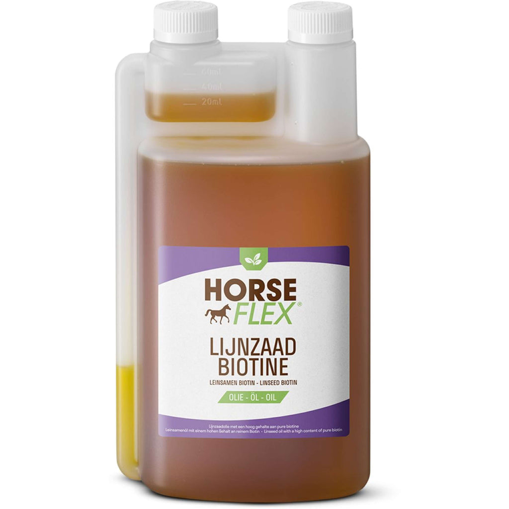 HorseFlex Huile de biotine de graines de lin