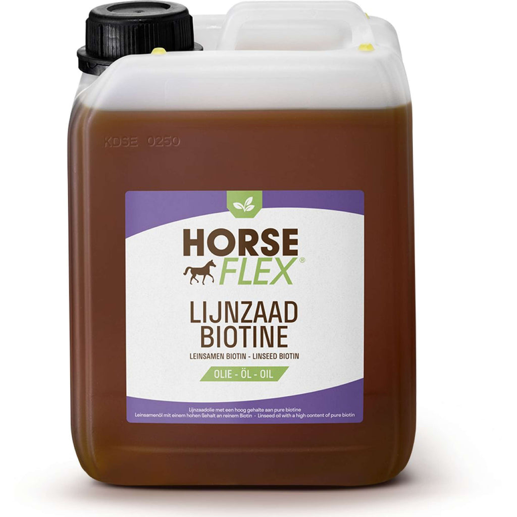 HorseFlex Huile de biotine de graines de lin