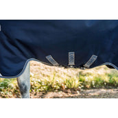Rambo Turnout Rug 1680D Varilayer 450g Navy/Thunderstorm Grey/Silver