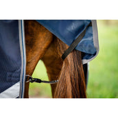 Rambo Turnout Rug 1680D Varilayer 450g Navy/Thunderstorm Grey/Silver